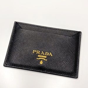 Prada Saffiano card holder